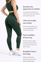 Green Compression Leggings