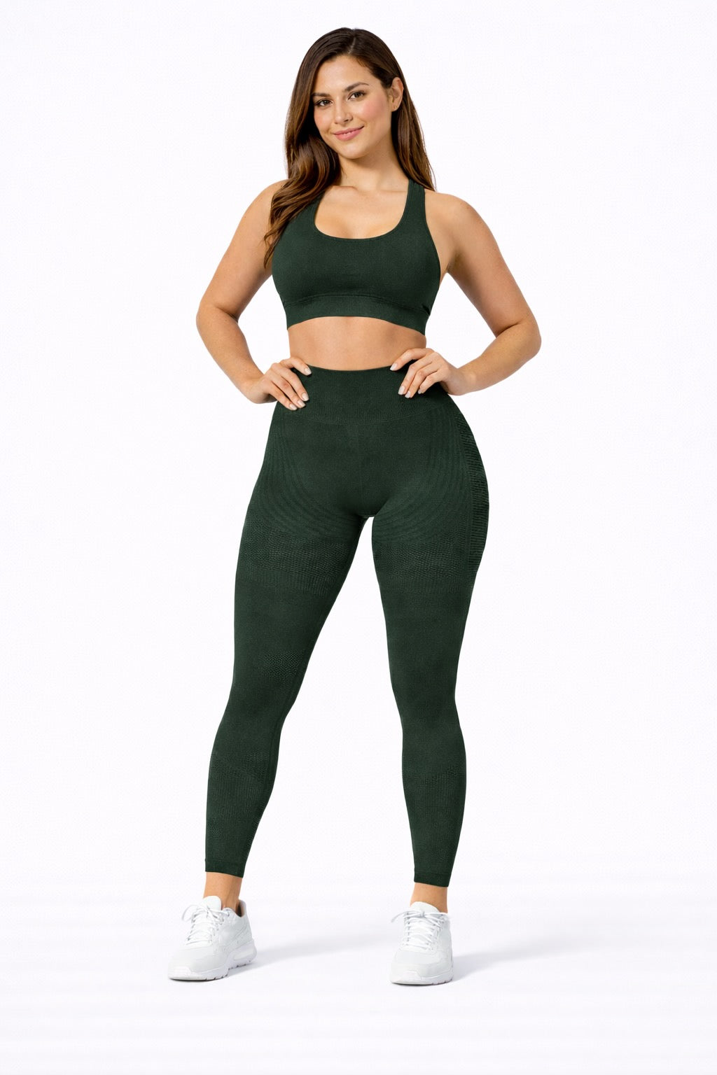 Green Compression Leggings